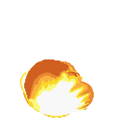 Rocket flame