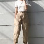 Quần Kaki Nữ Baggy