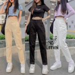Quần Kaki Nữ Baggy