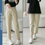 Quần Kaki Nữ Baggy