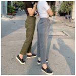 Quần Kaki Nữ Baggy
