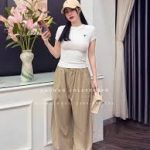 Quần Kaki Nữ Baggy