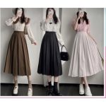 Chân Váy Nữ Midi Xòe